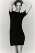 Платье бодикон из ребристого трикотажа - Фото 12631233