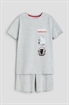 Пижама из хлопкового трикотажа - Фото 12634929