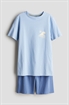 Пижама из хлопкового трикотажа - Фото 12634935