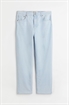 H&M+ Прямые ультравысокие джинсы в стиле 90-х - Фото 12641086