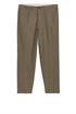 Хлопково-льняные брюки REGULAR CROPPED - Фото 12641621