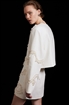 Льняная юбка, украшенная бисером - Фото 12648844