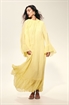 Плиссированное платье-кафтан - Фото 12652579