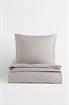 Хлопковое сатиновое постельное белье для односпальной кровати - Фото 12665548