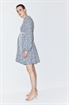 Платье с поясом-макраме MAMA 1220781002 - Фото 12753209