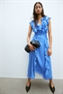 Шифоновое платье с волнами - Фото 12753734