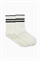 Спортивные носки в рубчик комплект из 3 пар - Фото 12841331