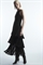 Многоярусное платье-миди с бахромой - Фото 12841618