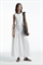 Многоярусное платье-миди с открытой спиной - Фото 12846031