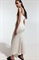 Расклешенное платье из ребристого трикотажа - Фото 12854793
