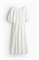 Хлопковое платье с завязками - Фото 12855430