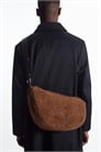 Сумка Slouchy Crossbody из стриженой кожи 1206508001 - Фото 13133383