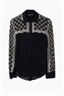 Блузка BALMAIN x H&M размер 38 1278695001 - Фото 13207386