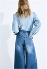 Джинсовая блузка с оборками 1262585001 - Фото 13335005