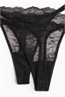 Кружевные трусы-стринги, 2 штуки в наборе 1267026001 - Фото 13383477
