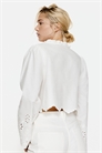 Хлопковая блузка с английской бродери 1268146001 - Фото 13400061