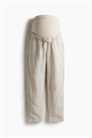 Брюки из льняной смеси MAMA 1255367001 - Фото 13449664