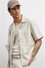 Курортная рубашка из льняного бленда Regular Fit 1262042001 - Фото 13455444