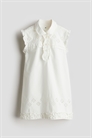 Платье из хлопкового поплина Broderie anglaise 1272992001 - Фото 13462830