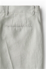 Льняные костюмные брюки Slim Fit 1258907003 - Фото 13469325