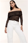 Кружевной топ на плечах 1298300001 - Фото 13478929