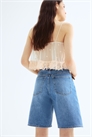 Джинсовые шорты-бермуды 1273974001 - Фото 13508532