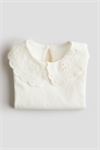 Топ с воротником Broderie-anglaise 1283247001 - Фото 13509484