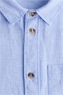 Рубашка из льняной смеси 1274120004 - Фото 13523519