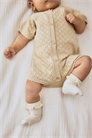 Костюм ромпер из хлопка с пуантельевой вязкой 1281374001 - Фото 13524316