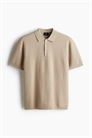 Рубашка-поло Regular Fit из фактурного трикотажа 1238964005 - Фото 13544660