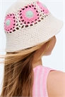 Шапка-ведро с вязаным узором 1277713001 - Фото 13555798