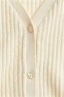 Кардиган из льняной смеси с ребристой вязкой 1284696001 - Фото 13556355
