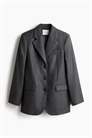 Шерстяной блейзер оверсайз 1247936001 - Фото 13558210