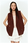 Жилет из льняного бленда 1264896006 - Фото 13579147
