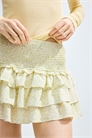 Многоярусная мини-юбка 1277381005 - Фото 13580226