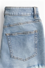 Джинсовые шорты с высокой талией 1266263001 - Фото 13593472