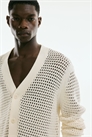 Кардиган с дырчатой вязкой Regular Fit 1265019001 - Фото 13604128