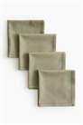 Салфетки из смеси льна в упаковке 4 штуки 1282415004 - Фото 13617043