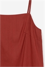 Платье на бретелях из льняной смеси 1262185001 - Фото 13628743