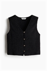 Жилет из текстурированного трикотажа 1290230002 - Фото 13635511
