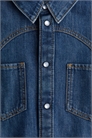 Хлопковая джинсовая рубашка 1257410001 - Фото 13645804