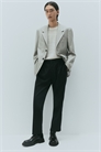 Брюки Regular Fit со складками на ногах 1258013001 - Фото 13649240