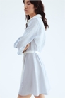 Платье-рубашка с завязывающимся поясом 1289467001 - Фото 13660678