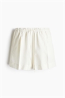 Шорты с завязками из льняного бленда 1259172003 - Фото 13661563
