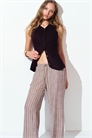 Прямые брюки со шнурком 1261667009 - Фото 13661624