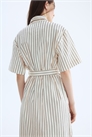 Платье-рубашка из льняного бленда 1278042004 - Фото 13662195