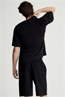 Пижамная футболка и шорты из льняного бленда 1288422001 - Фото 13663008