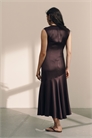 Атласное платье с V-образным вырезом 1291671002 - Фото 13663406