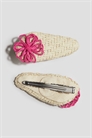 Заколки для волос из соломы 2 шт. 1290039001 - Фото 13666900