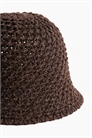 Шапка-ведро с вязаным узором 1295509001 - Фото 13667078